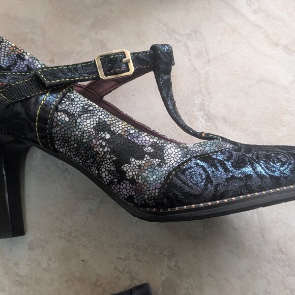 L'Artiste Mazie Heels - Blue - Size 39 - Picture 4 of 6